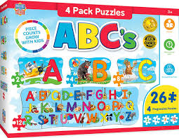 ABC S EDUCATIONAL 4-PACK PUZZLES