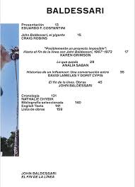 JOHN BALDESSARI EL FIN DE LA LINEA