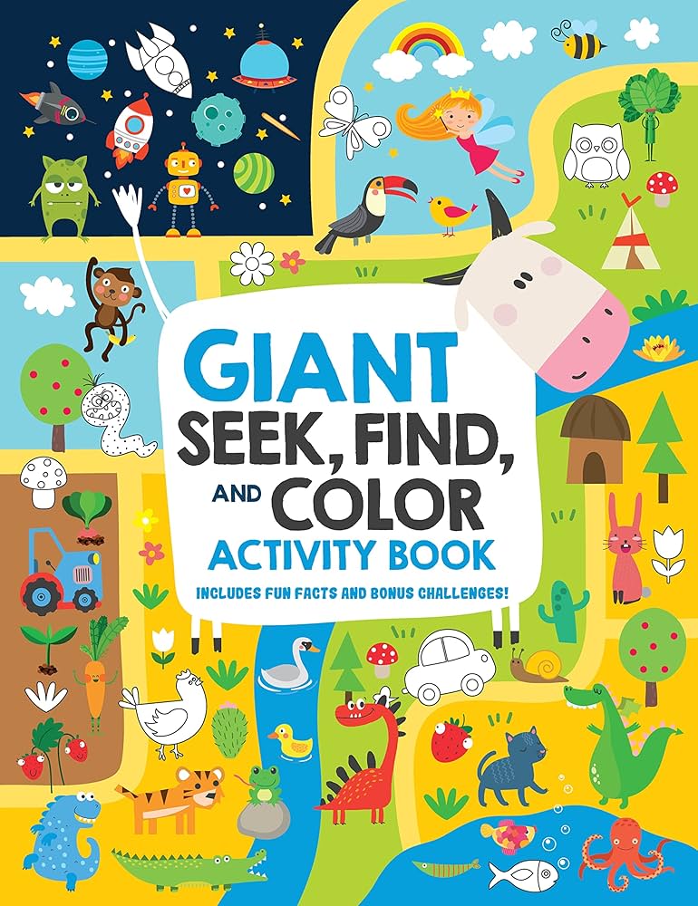 GIANT SEEK, FIND AND COLOR