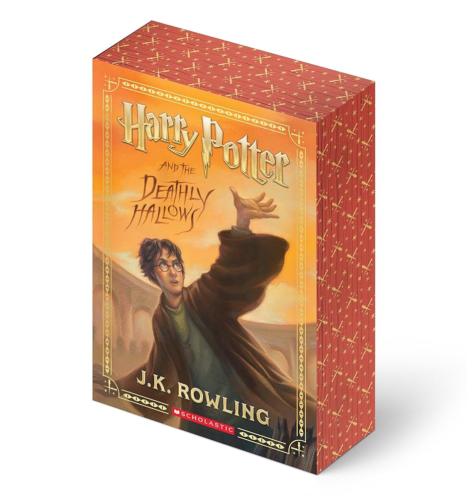 HARRY POTTER AND THE DEATHLY HALLOWS STENCILED EDGES * HARRY POTTER BOOK 7