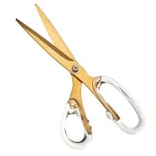ACRYLIC SCISSORS IN GOLD