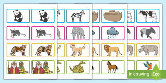 NOAHS ARK ANIMAL MATCH