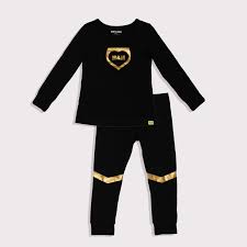 POWER PAJAMAS GALACTIC BLACK 5 6 T