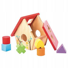 WOODLAND BIRD HOUSE SHAPE SORTER