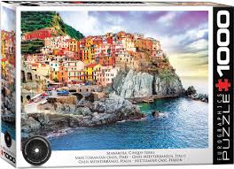 PUZZLE MANAROLA CINQUE TERRE MEDITERRANEAN OASIS ITALY