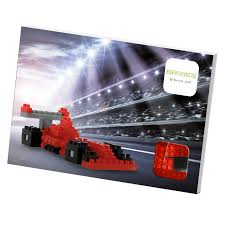 BRIXIES POSTCARD RACING CAR