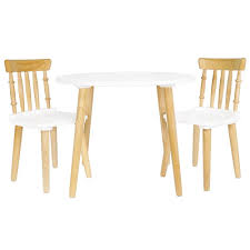 CHILDREN’S WOODEN TABLE & CHAIRS
