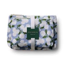 HYDRANGEA ZIPPERED POUCH SET